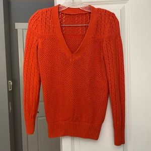 Orange sweater